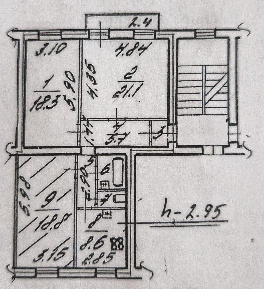 Студия 37.1 м2 в ЖК undefined корпус null этаж 2