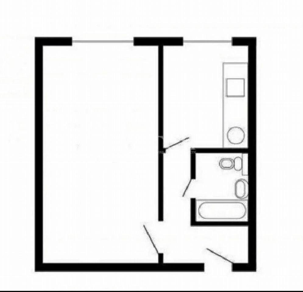 1-комнатная 32.5 м2 в ЖК undefined корпус null этаж 3