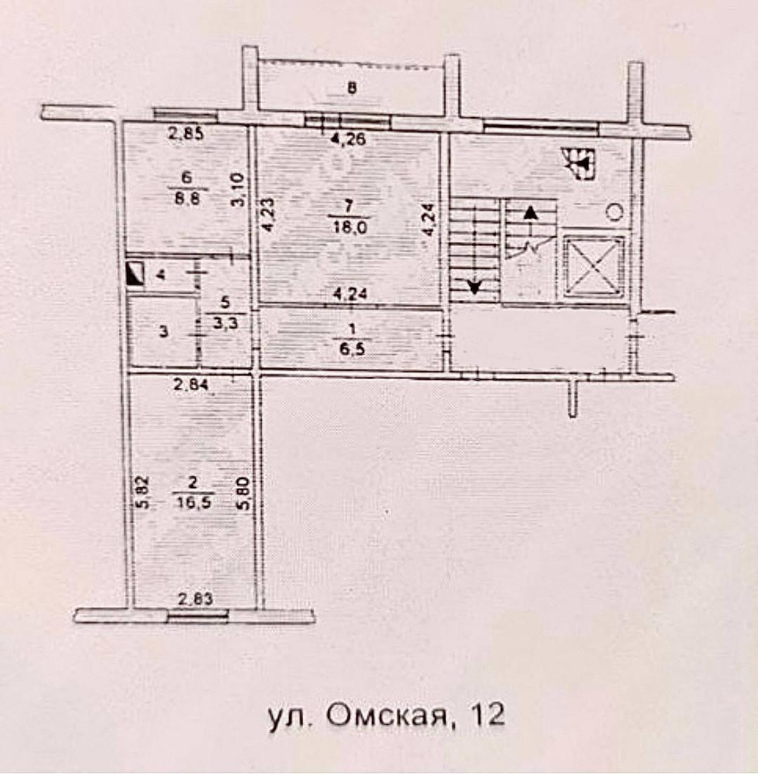 2-комнатная 56.6 м2 в ЖК undefined корпус null этаж 10