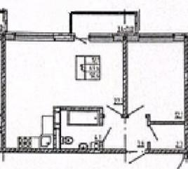 1-комнатная 50 м2 в ЖК undefined корпус null этаж 11