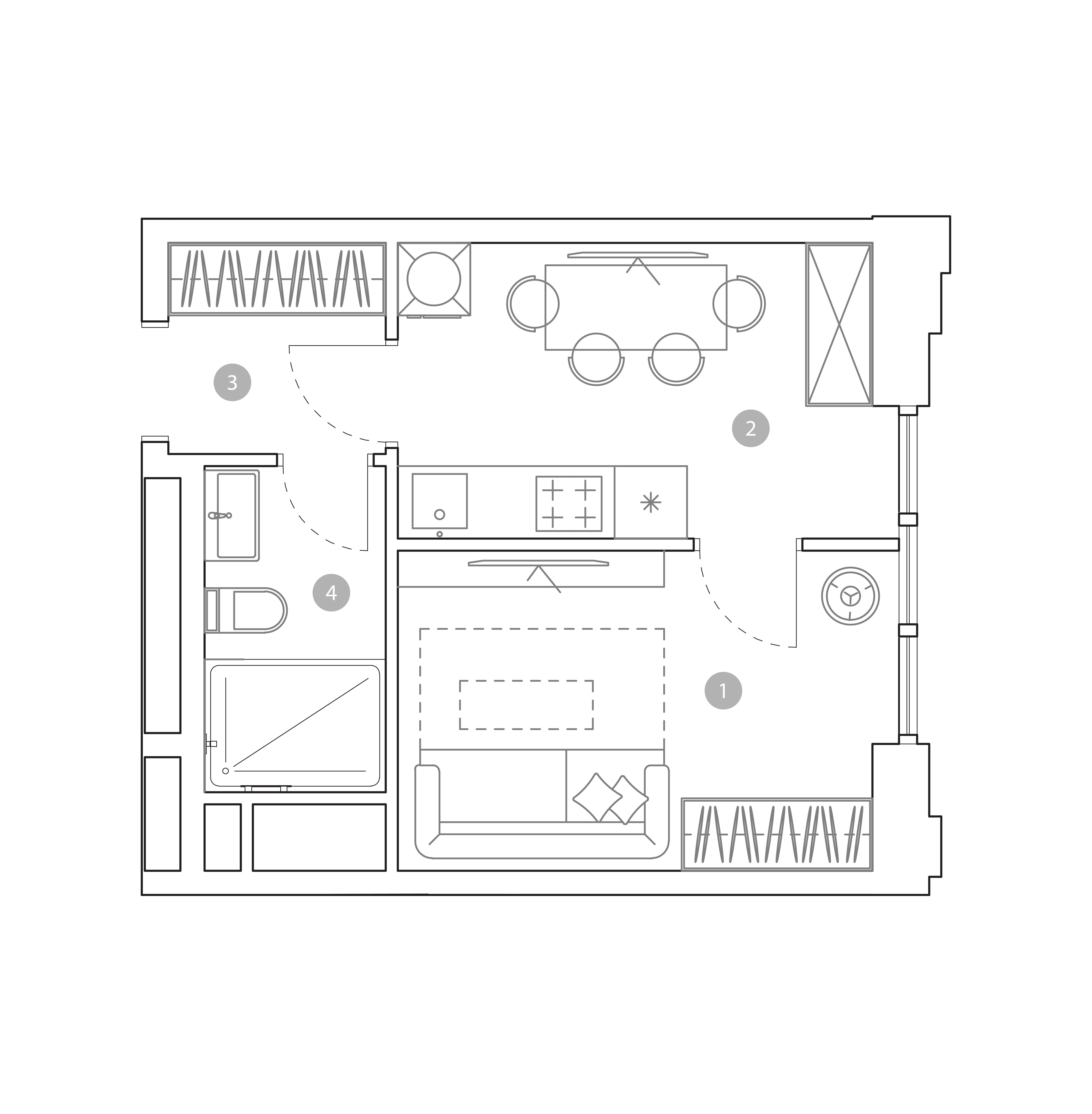 1-комнатная 28 м2 в ЖК VERY на Миклухо-Маклая корпус null этаж 4