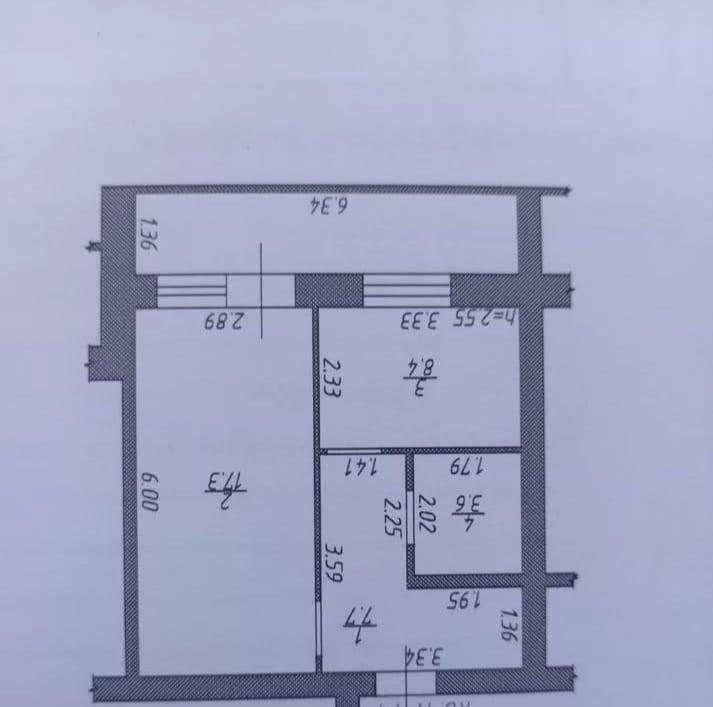 1-комнатная 46 м2 в ЖК undefined корпус null этаж 2