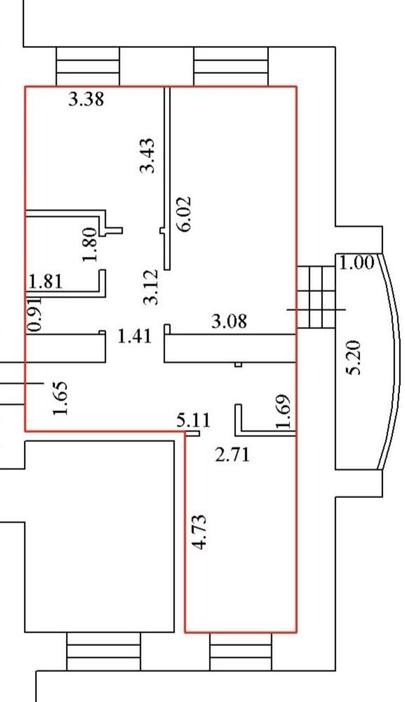 2-комнатная 64.5 м2 в ЖК undefined корпус null этаж 3