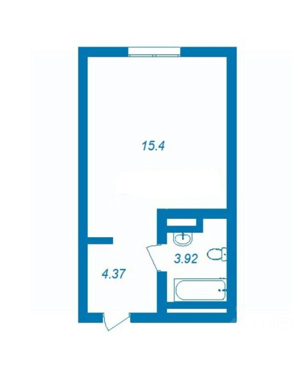 Студия 24 м2 в ЖК undefined корпус null этаж 13