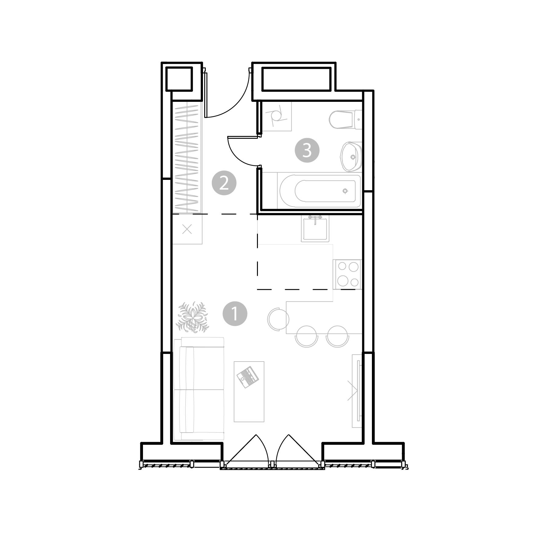 Студия 26 м2 в ЖК EvoPark Сокольники корпус null этаж 9