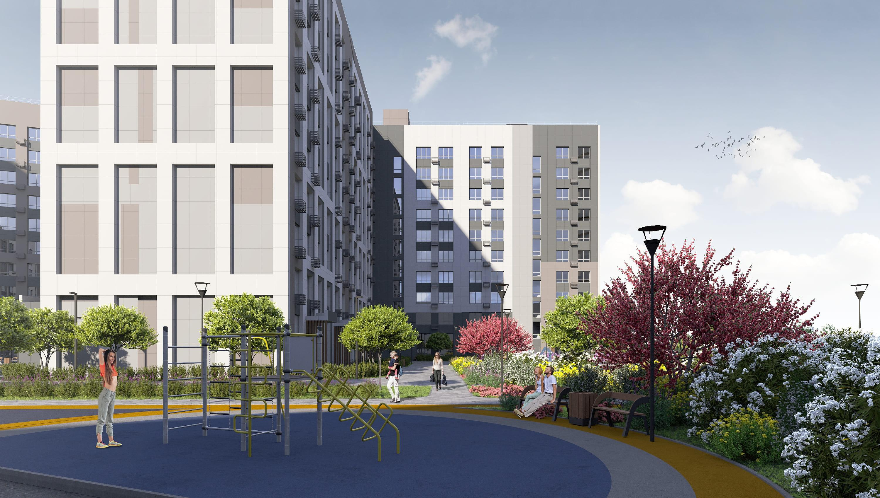 1-комнатная 33 м2 в ЖК Династия корпус null этаж 3