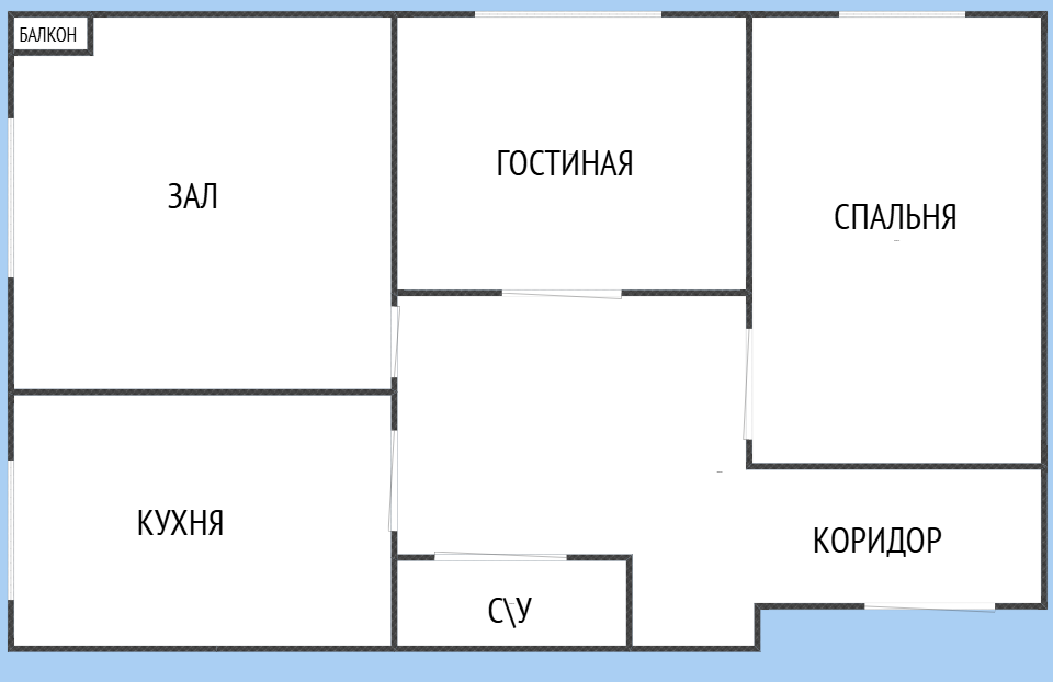 3-комнатная 110 м2 в ЖК undefined корпус null этаж 6
