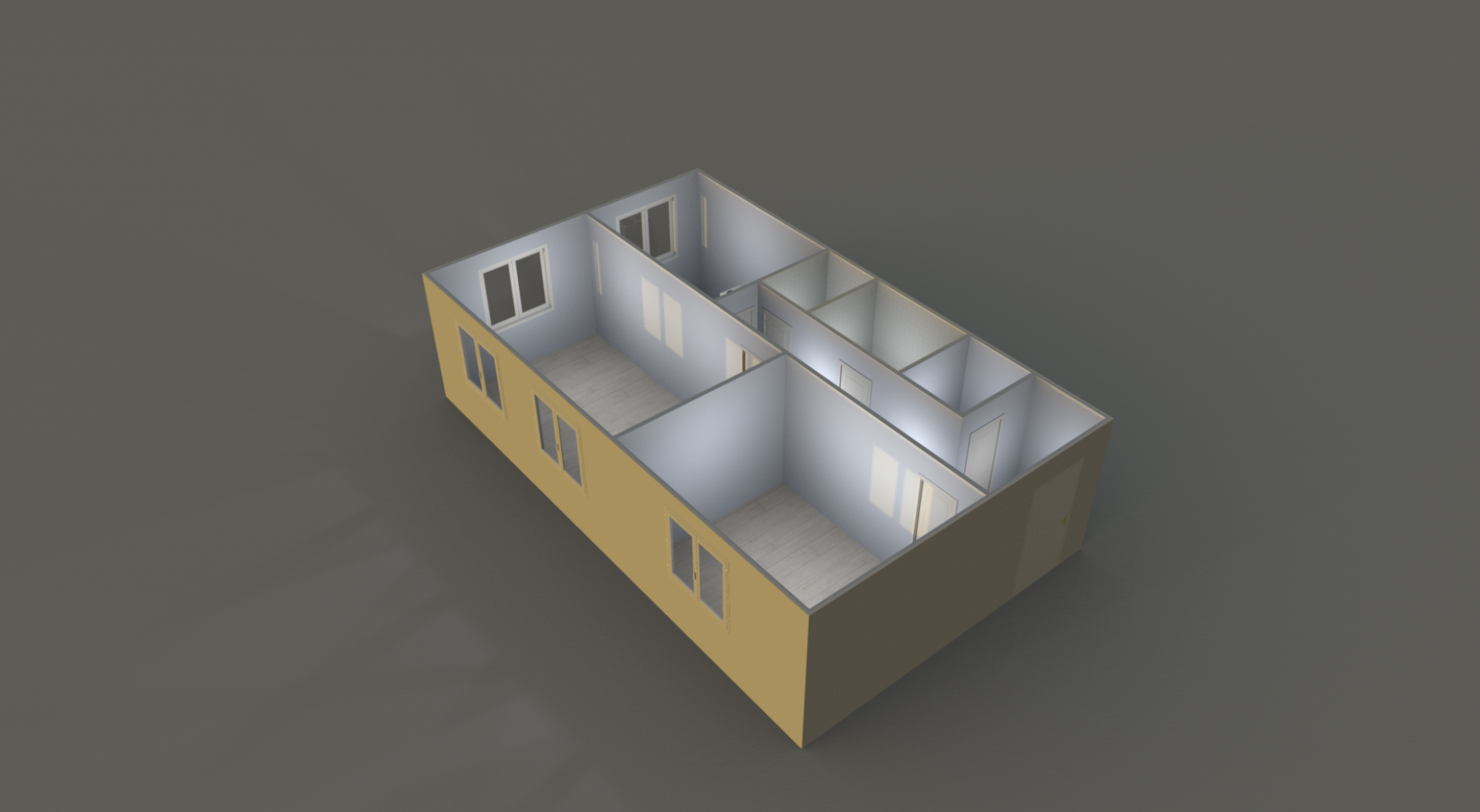 2-комнатная 55.6 м2 в ЖК undefined корпус null этаж 1