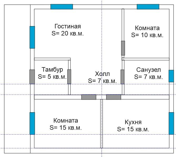 3-комнатная 81.3 м2 в ЖК undefined корпус null этаж null