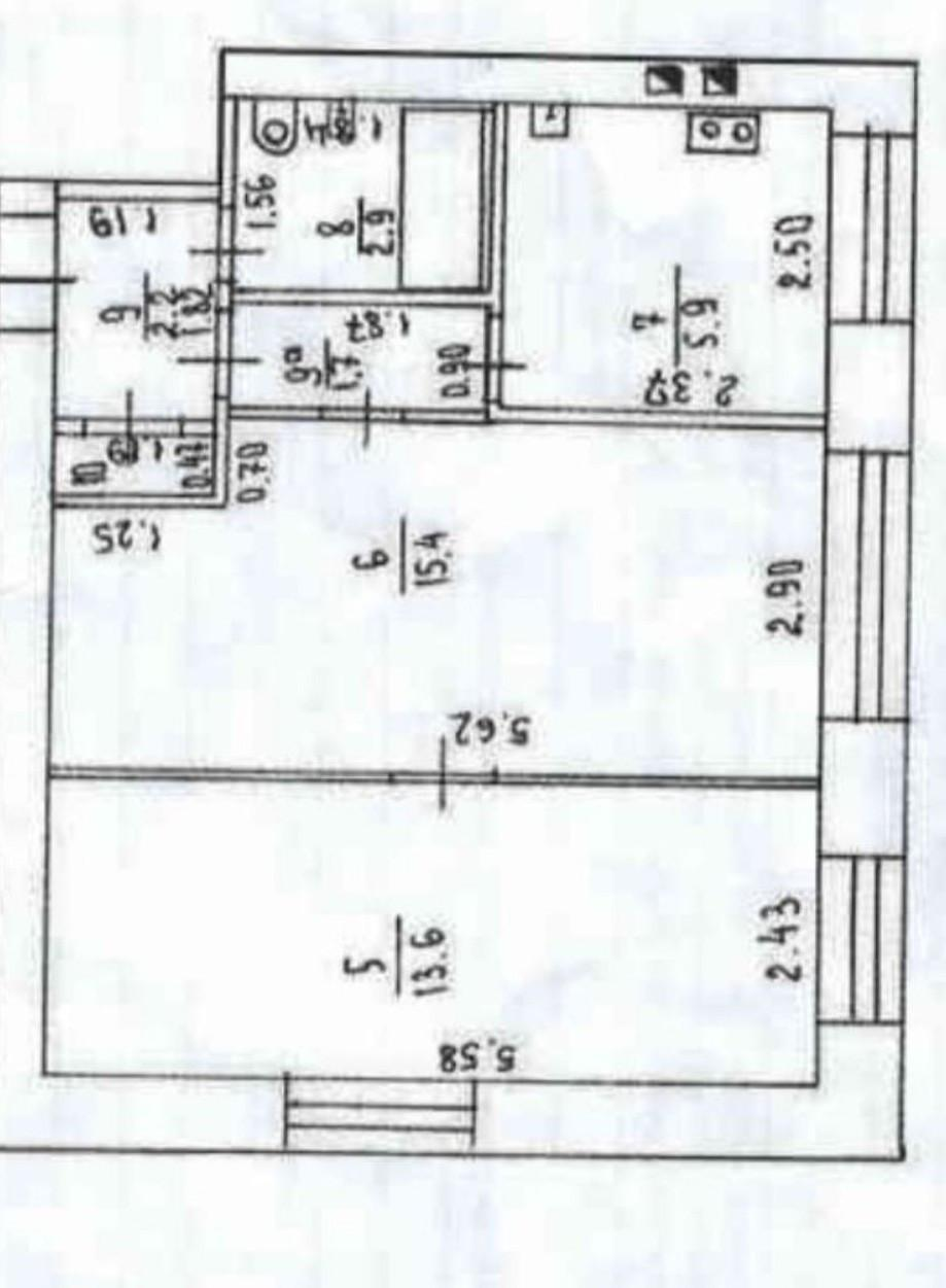 2-комнатная 42.3 м2 в ЖК undefined корпус null этаж 2