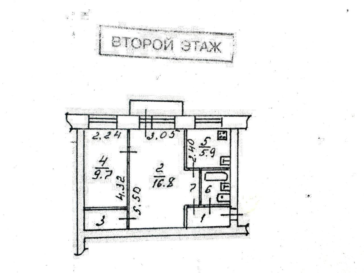 2-комнатная 42.1 м2 в ЖК undefined корпус null этаж 2