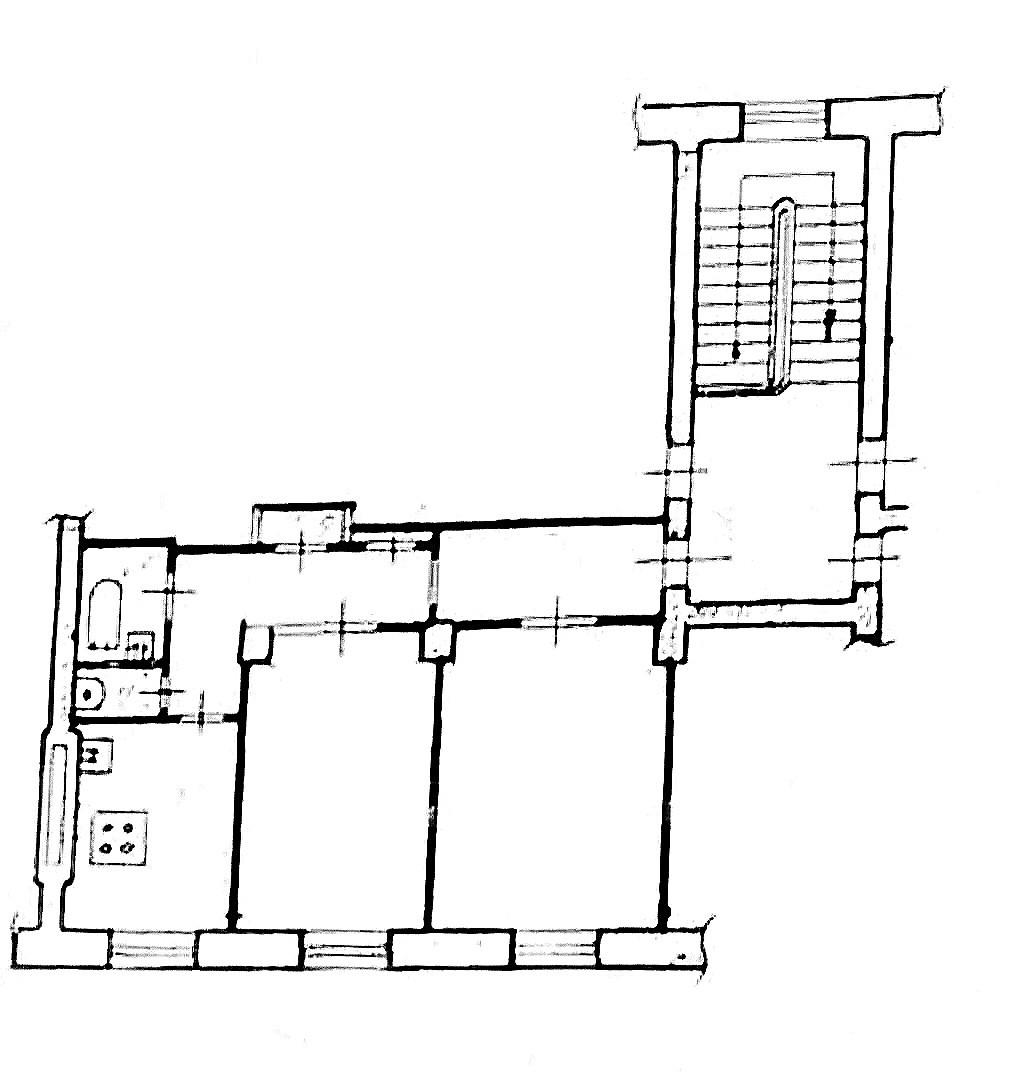 2-комнатная 60.4 м2 в ЖК undefined корпус null этаж 2