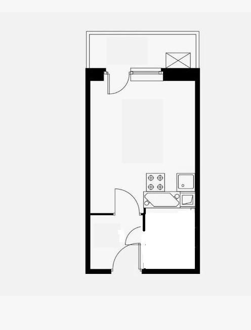 Студия 21 м2 в ЖК undefined корпус null этаж 8