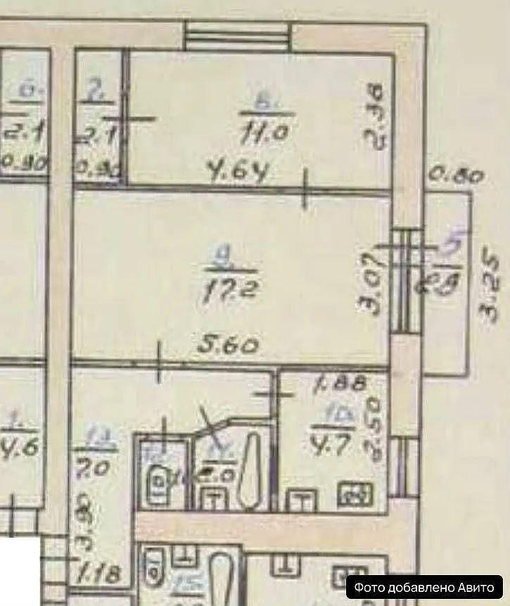 2-комнатная 45 м2 в ЖК undefined корпус null этаж 3