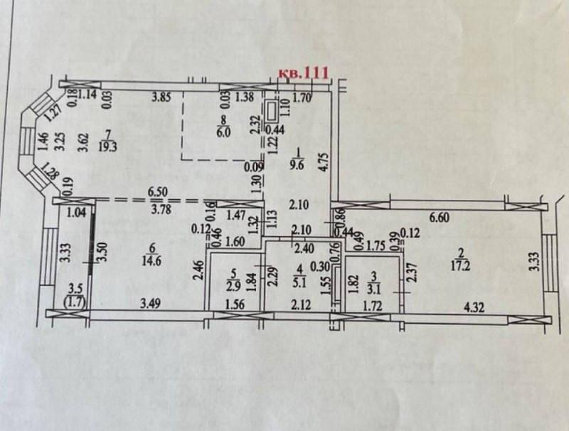 1-комнатная 78 м2 в ЖК undefined корпус null этаж 12