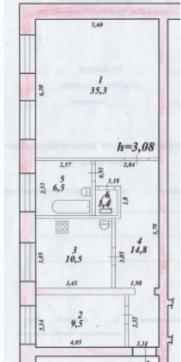 2-комнатная 78 м2 в ЖК undefined корпус null этаж 1