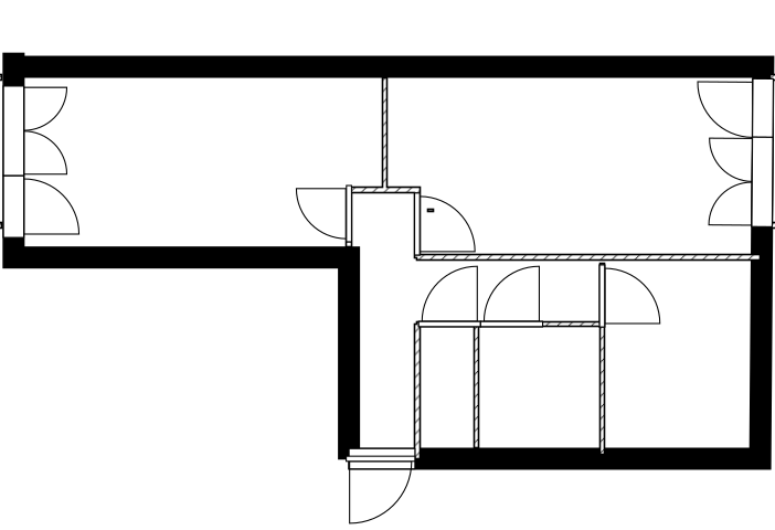 2-комнатная 46.9 м2 в ЖК undefined корпус null этаж 1
