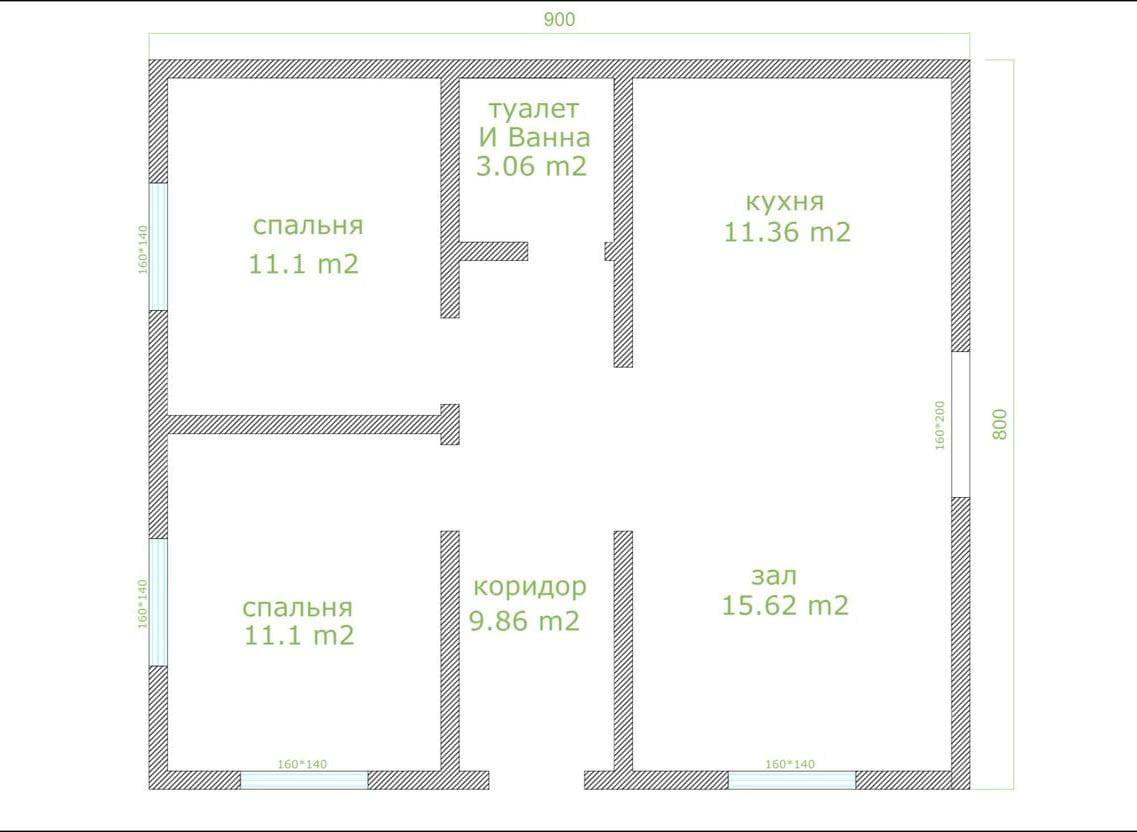 3-комнатная 62 м2 в ЖК undefined корпус null этаж null