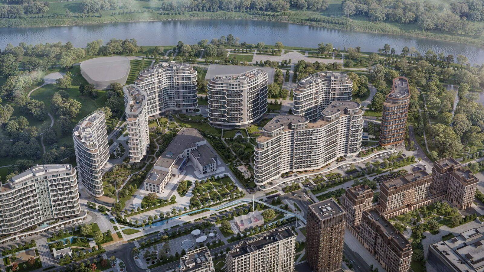 4-комнатная 191 м2 в ЖК Остров корпус null этаж 19