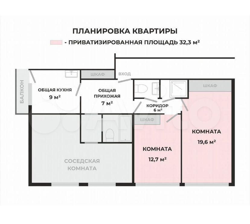 Студия 32.3 м2 в ЖК undefined корпус null этаж 4
