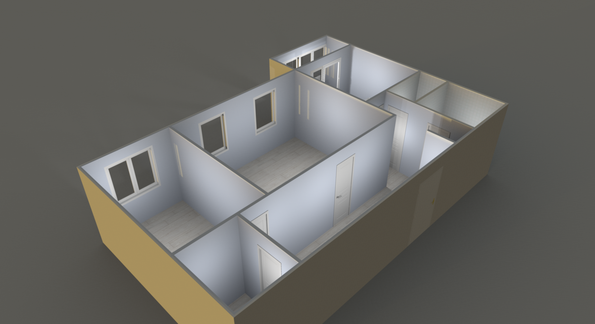 2-комнатная 57.7 м2 в ЖК undefined корпус null этаж 14