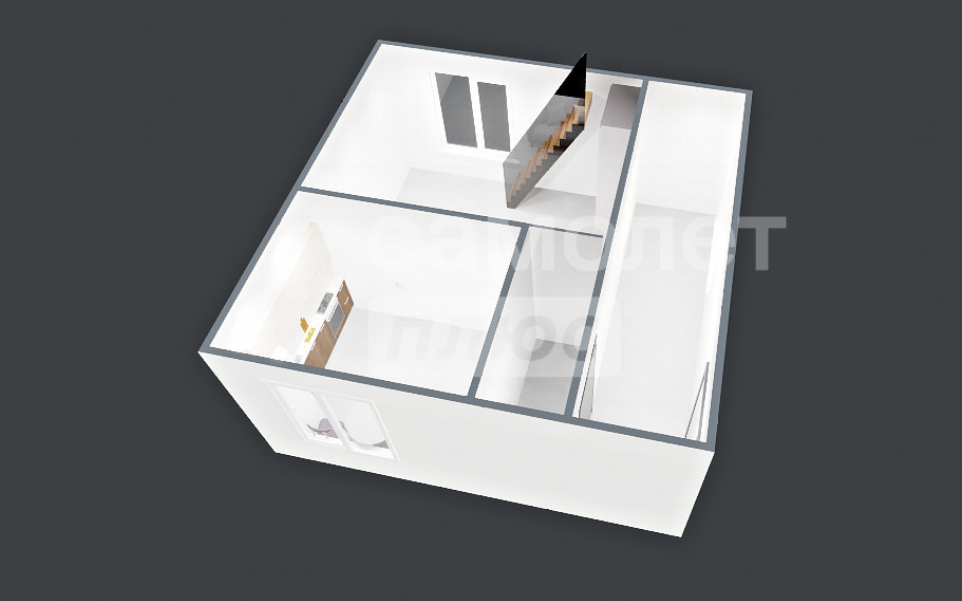 2-комнатная 60 м2 в ЖК undefined корпус null этаж null