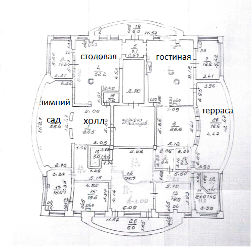 5-комнатная 439 м2 в ЖК undefined корпус null этаж 5