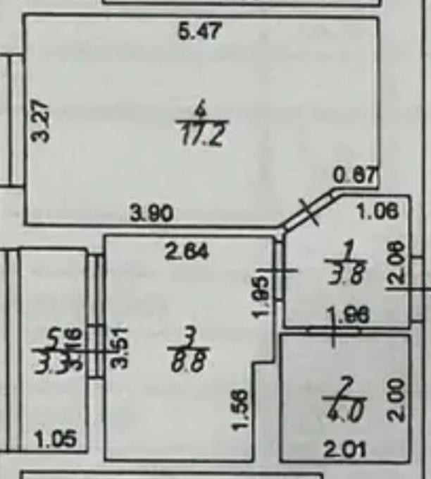 1-комнатная 33.8 м2 в ЖК undefined корпус null этаж 5