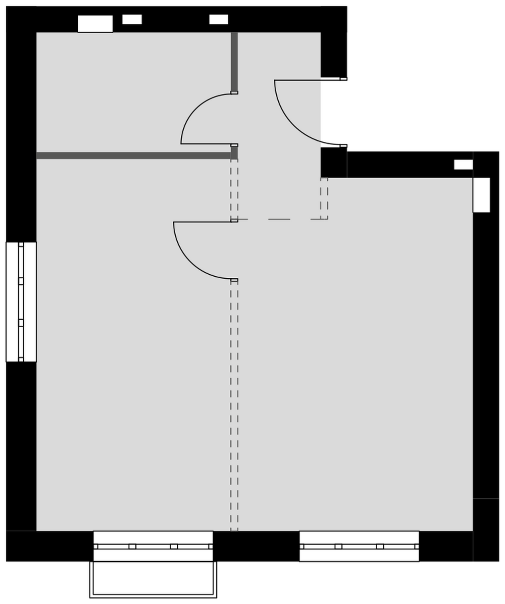 2-комнатная 40 м2 в ЖК Жаворонки Клаб корпус null этаж 3