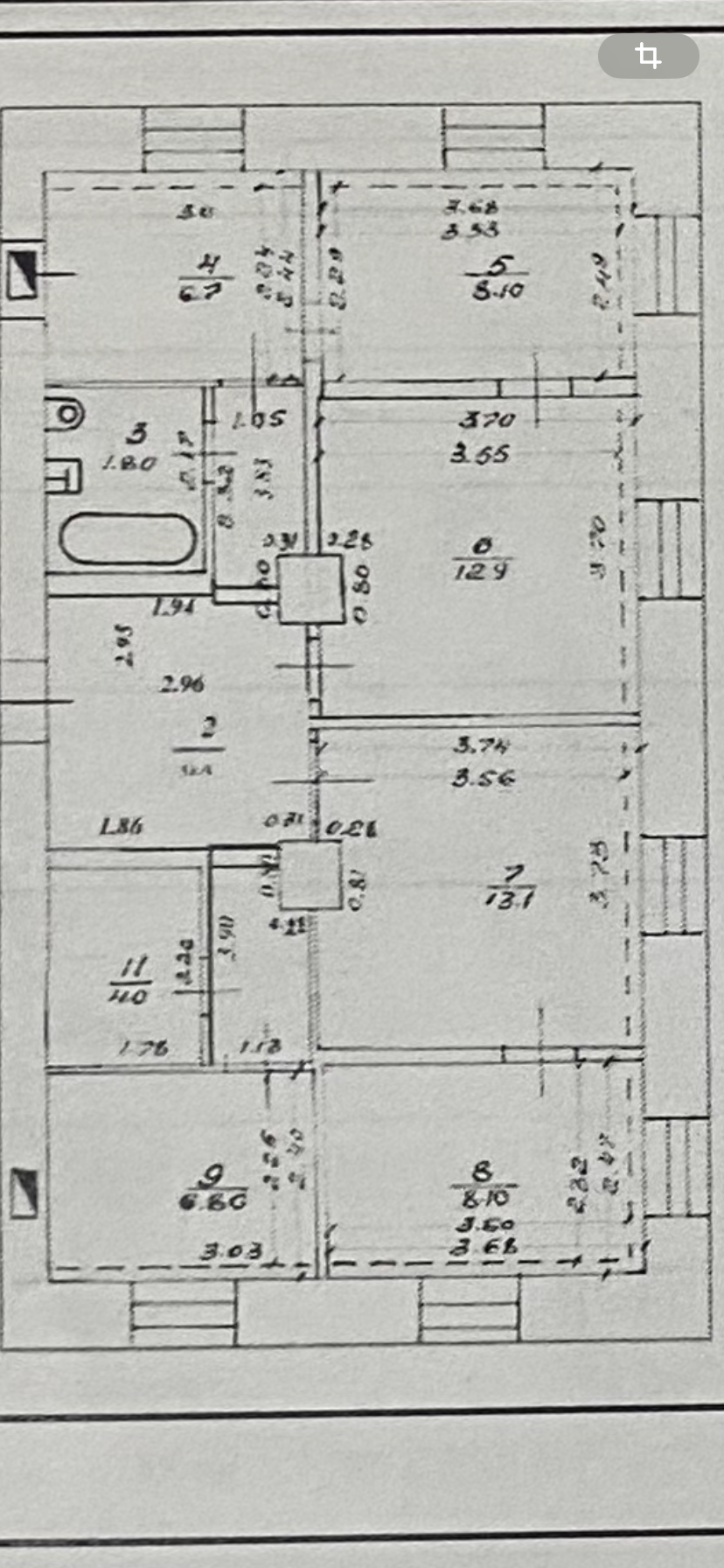 5-комнатная 77 м2 в ЖК undefined корпус null этаж 1