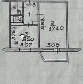 1-комнатная 33.9 м2 в ЖК undefined корпус null этаж 7