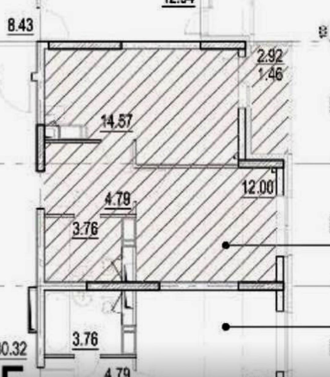1-комнатная 34.6 м2 в ЖК undefined корпус null этаж 9
