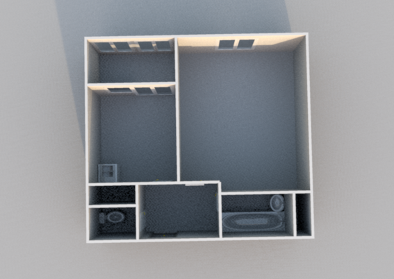 1-комнатная 34.5 м2 в ЖК undefined корпус null этаж 2