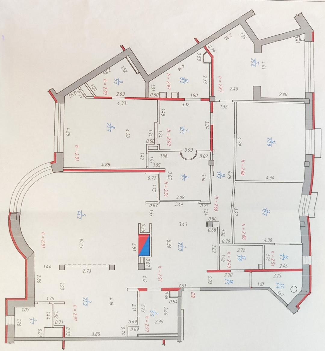 5-комнатная 243.9 м2 в ЖК undefined корпус null этаж 8