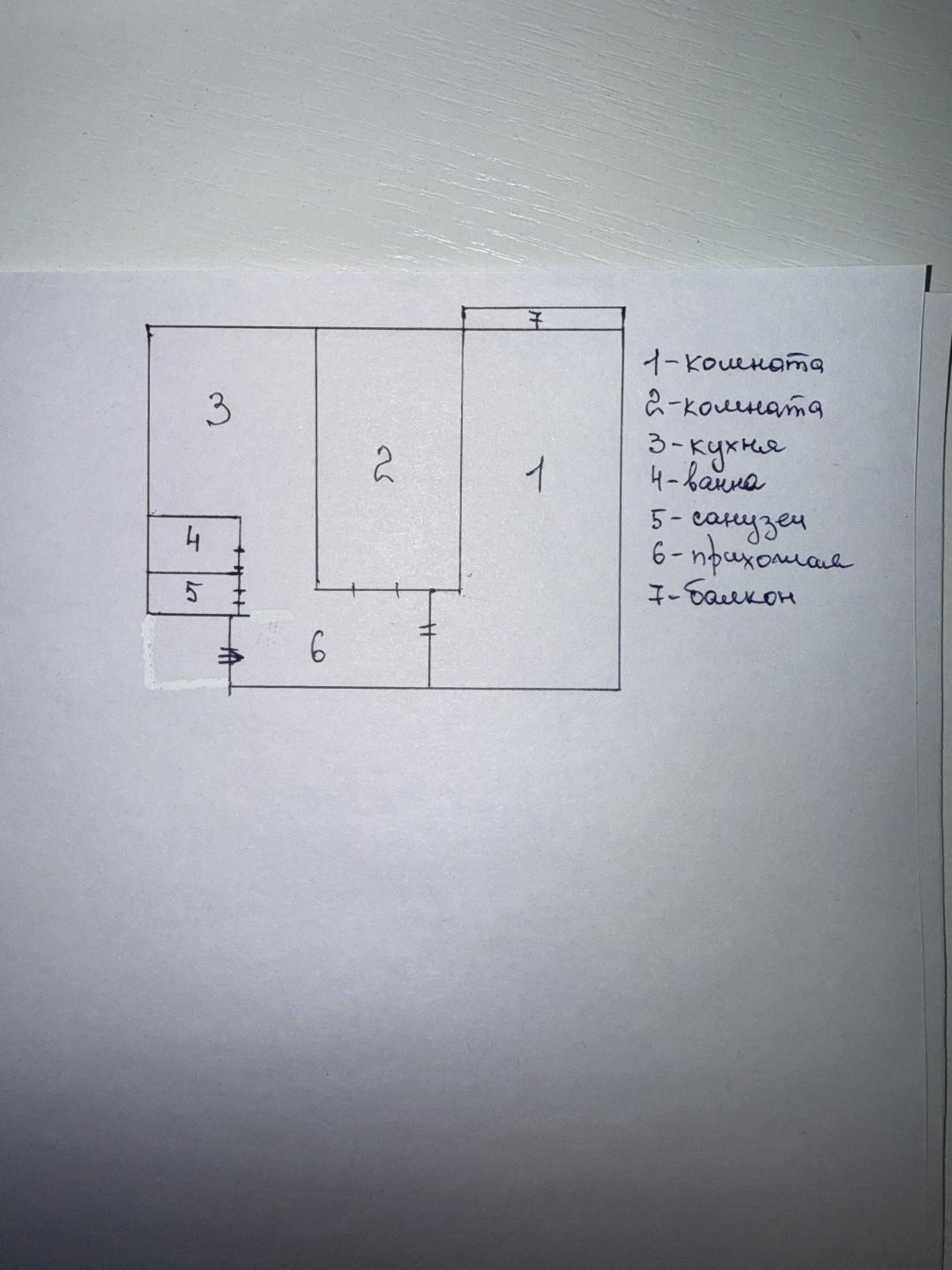 2-комнатная 41.7 м2 в ЖК undefined корпус null этаж 5