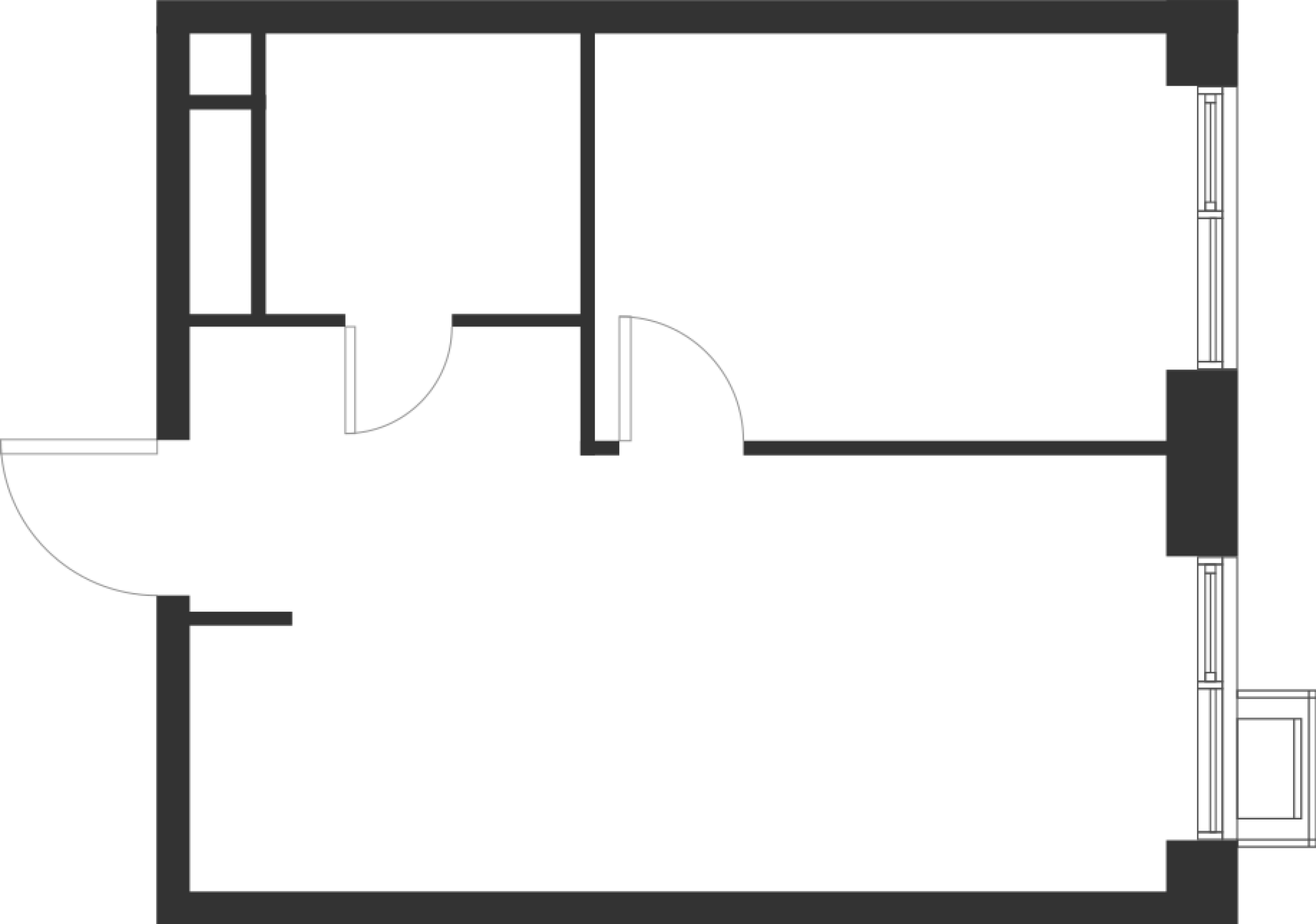 1-комнатная 33 м2 в ЖК Foreville корпус null этаж 15
