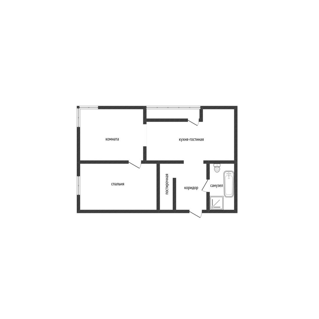 3-комнатная 73.1 м2 в ЖК undefined корпус null этаж 10