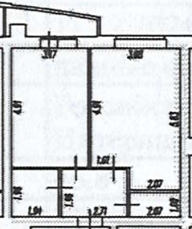 1-комнатная 46.8 м2 в ЖК undefined корпус null этаж 9