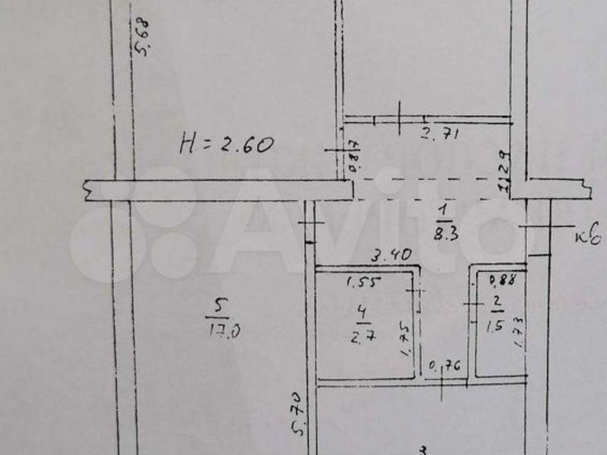 3-комнатная 71.6 м2 в ЖК undefined корпус null этаж 5