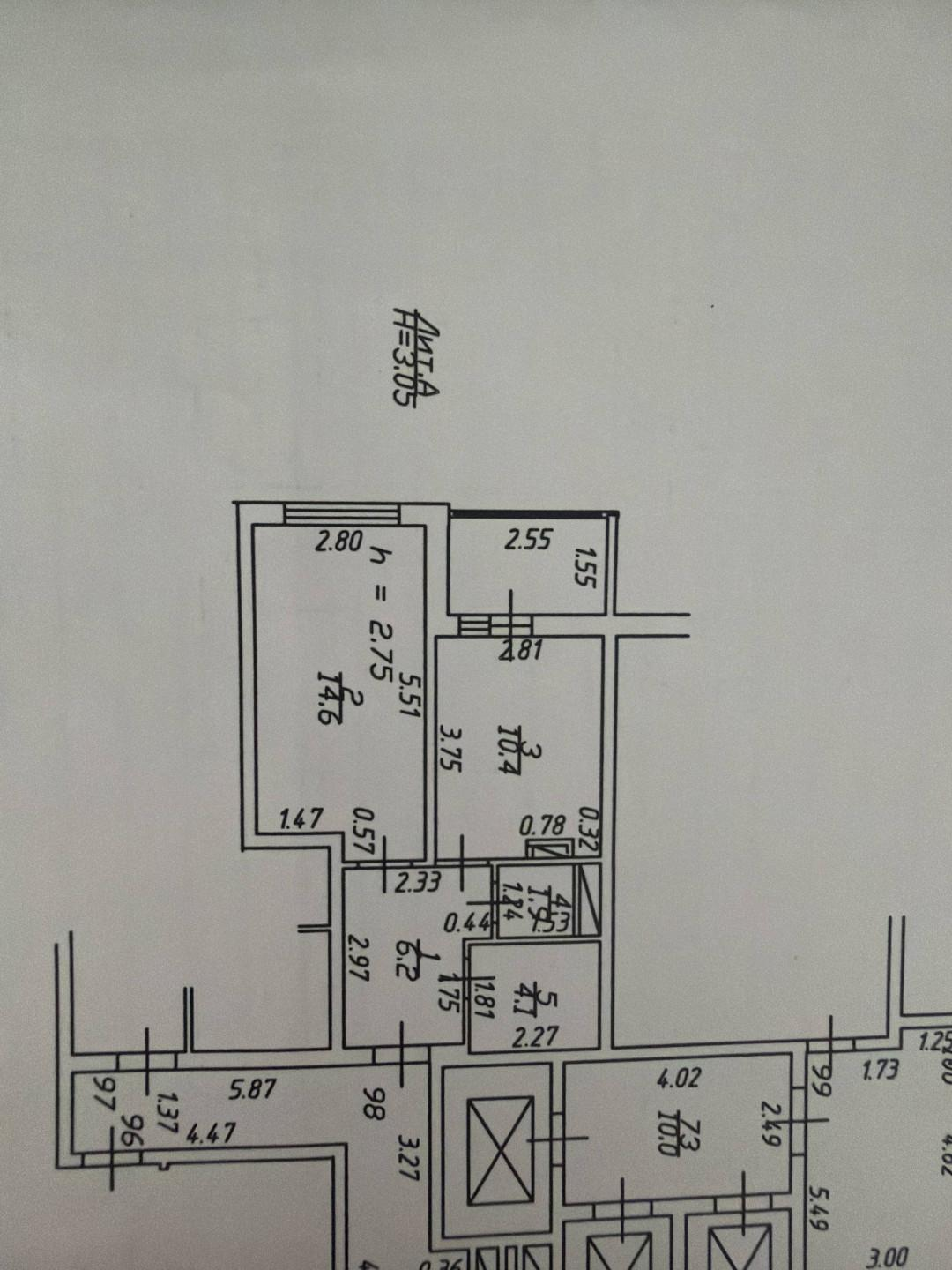 1-комнатная 37.2 м2 в ЖК undefined корпус null этаж 10