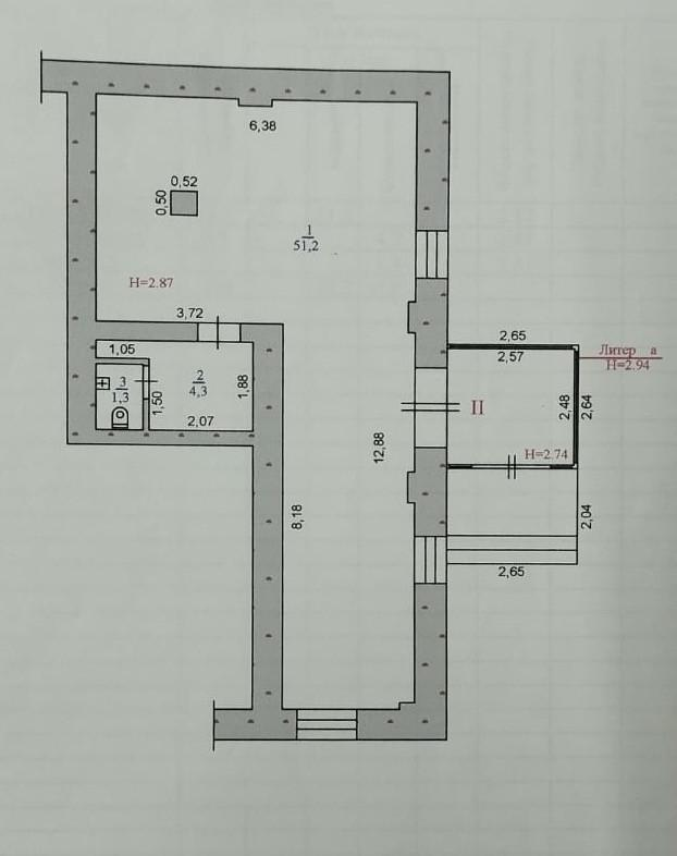 Студия 56.8 м2 в ЖК undefined корпус null этаж null