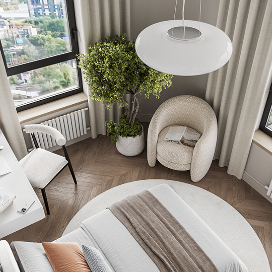 Студия 59 м2 в ЖК Artel / Электрозаводская, 60 / Candles корпус null этаж 3