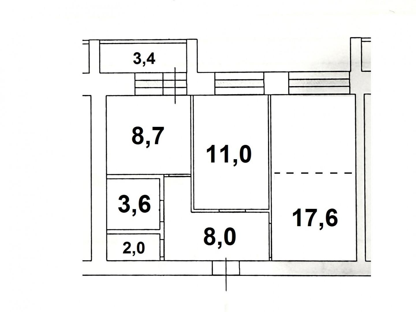 2-комнатная 54.1 м2 в ЖК undefined корпус null этаж 9