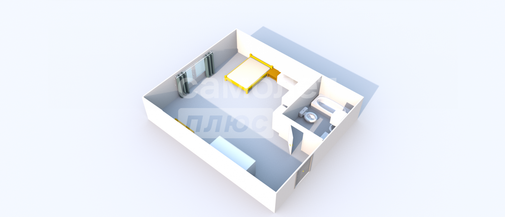 Студия 24 м2 в ЖК undefined корпус null этаж 9