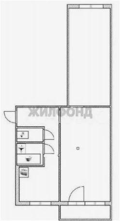 2-комнатная 44.4 м2 в ЖК undefined корпус null этаж 2