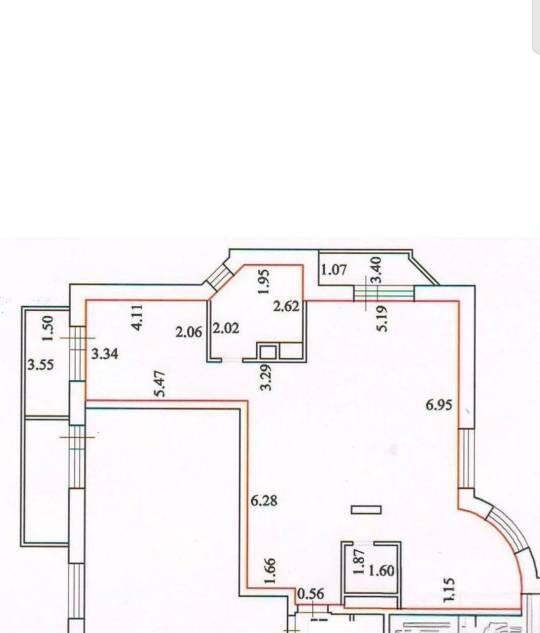 3-комнатная 96.3 м2 в ЖК undefined корпус null этаж 13
