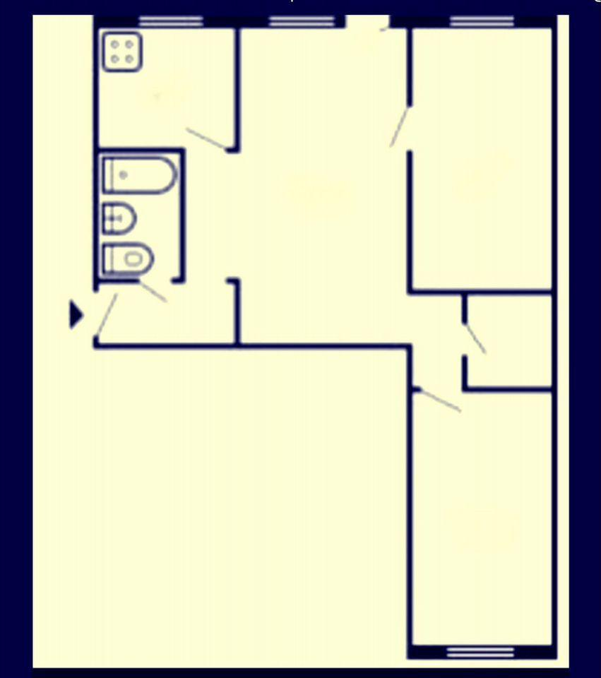 3-комнатная 53 м2 в ЖК undefined корпус null этаж 2