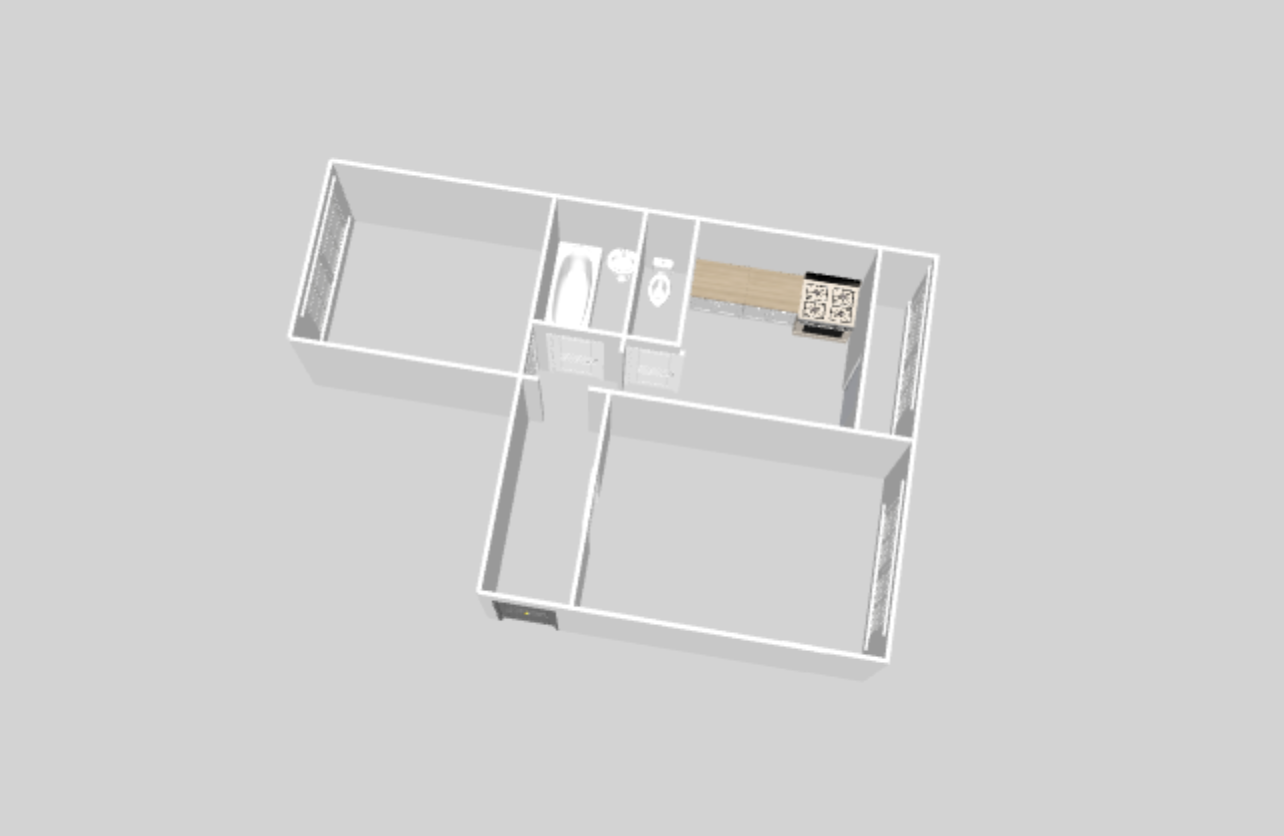 2-комнатная 47.8 м2 в ЖК undefined корпус null этаж 5