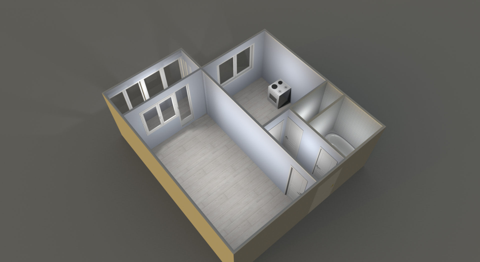 1-комнатная 34 м2 в ЖК undefined корпус null этаж 9