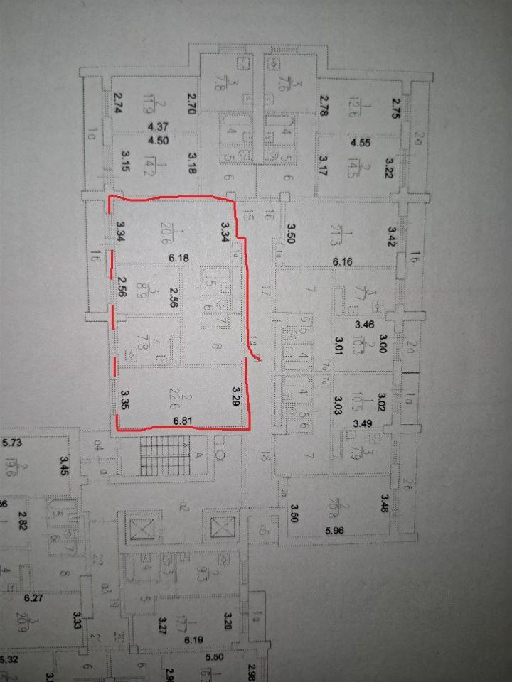 3-комнатная 74.7 м2 в ЖК undefined корпус null этаж 2